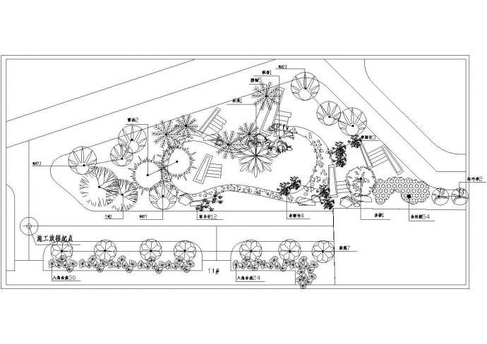 某小区种植设计CAD完整详细构造全套方案_图1