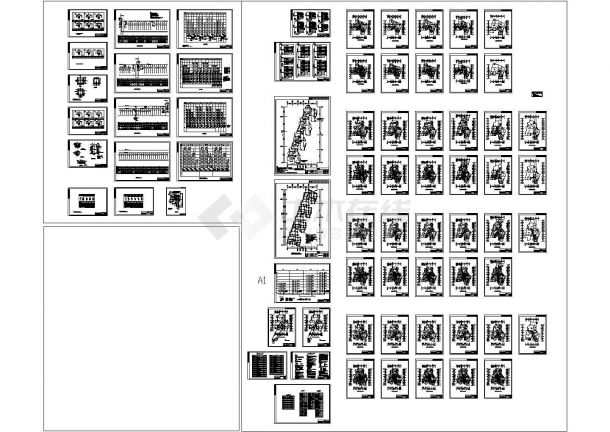 苏州高层住宅楼电气系统设计施工cad图纸，共七十张-图二