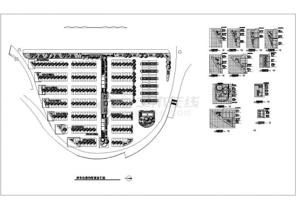 某停车场种植设计CAD完整构造节点剖面方案-图一