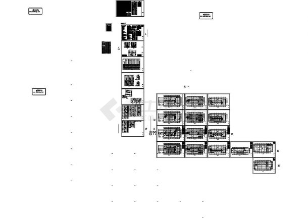 某地上三层剪力墙结构商业配套楼配电设计cad全套电气施工图（含设计说明，含弱电设计，含消防设计）-图一