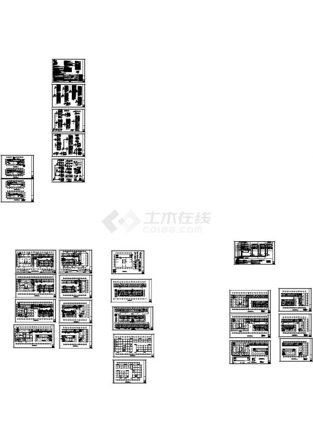 [宁夏]多层商业综合楼强电系统施工CAD图纸-图一