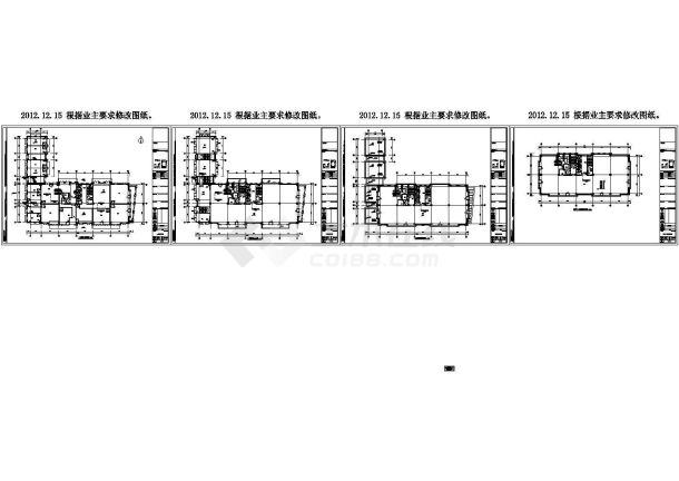 某十一层剪力墙结构商业住宅楼配电设计cad全套电气施工图（含弱电设计，含消防设计）-图一