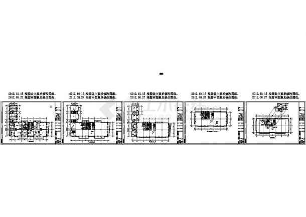 某十一层剪力墙结构商业住宅楼配电设计cad全套电气施工图（含弱电设计，含消防设计）-图二