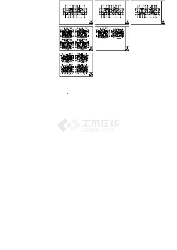 某一类高层框架剪力墙结构住宅楼户型配电设计cad全套施工图纸（含弱电设计）-图二