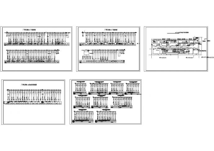 某水电站低压配电盘系统接线原理示意设计工艺CAD图纸_图1