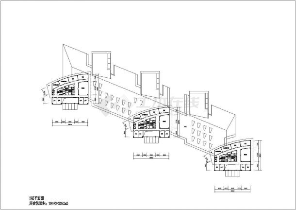 某苏州高新区行政中心工商税务大楼CAD全套设计详细成图-图一