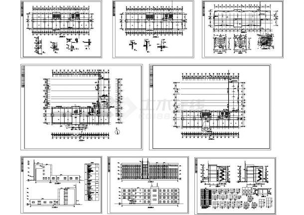 办公楼设计_【西安】某综合办公楼建筑设计CAD全套图纸-图一