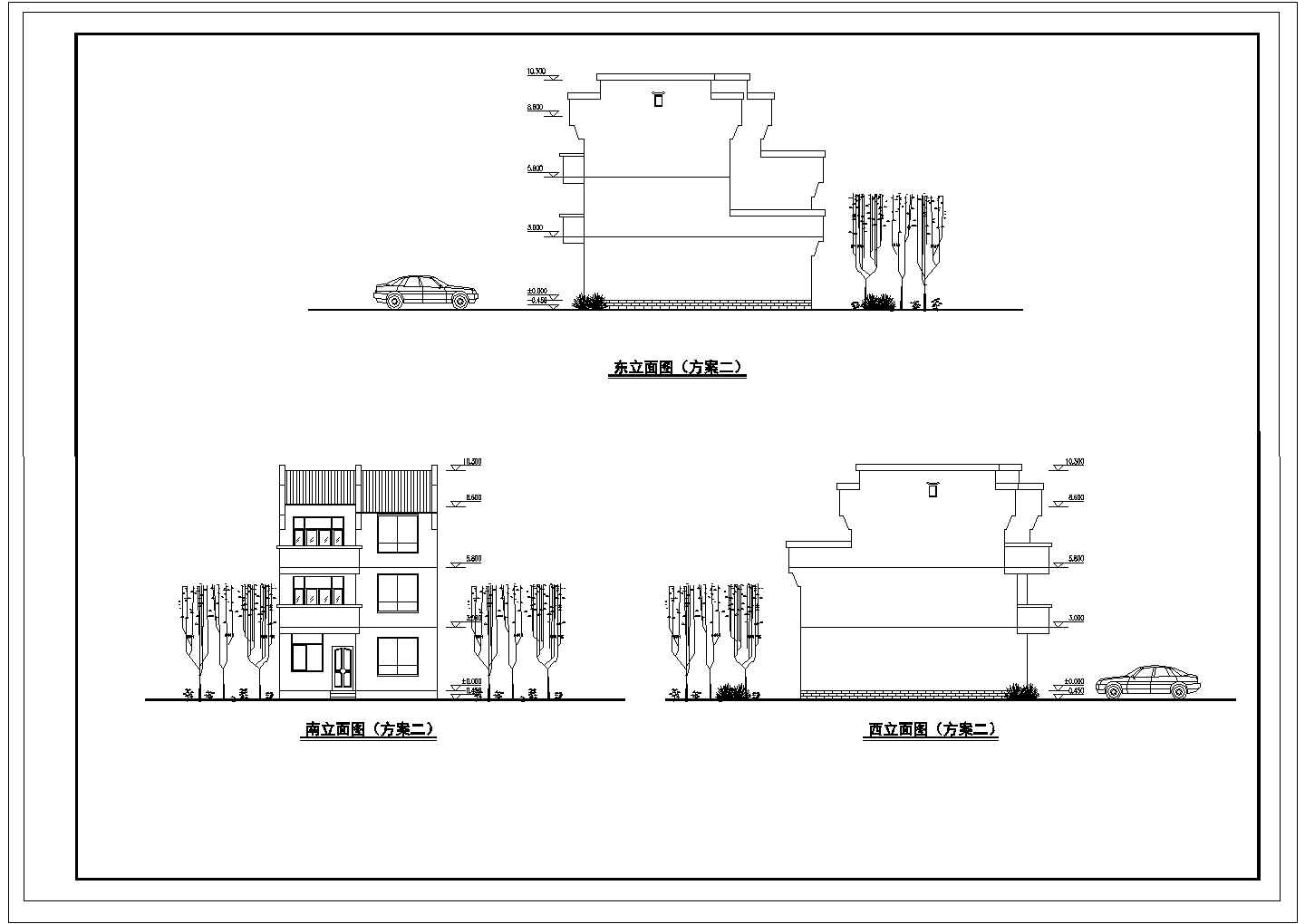 某徽派风格别墅方案CAD完整节点构造设计图纸