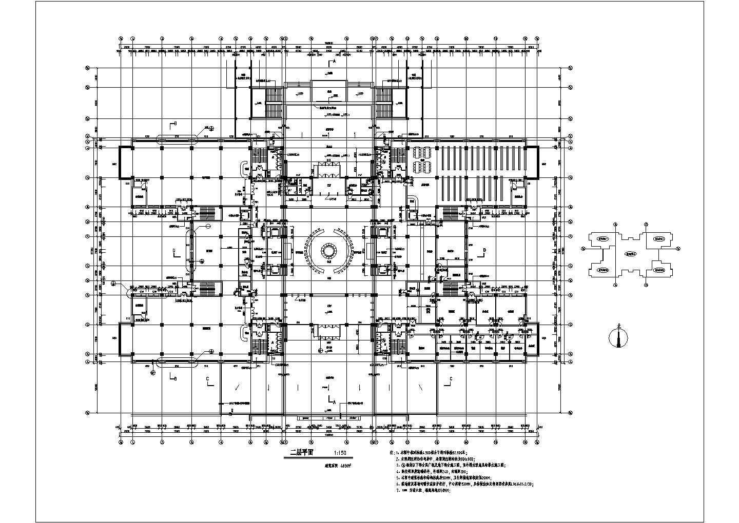 某大学图书馆CAD全套节点完整设计施工图