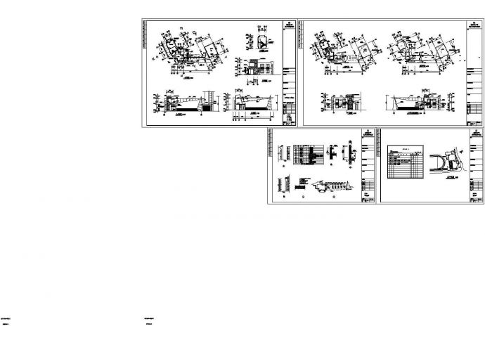 【南京】某小学大门建筑施工CAD全套图纸_图1