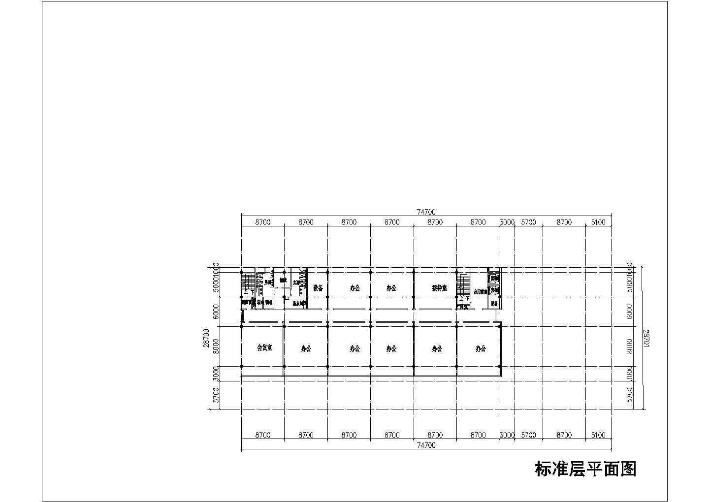 某山东阳信行政办公中心单位CAD施工图