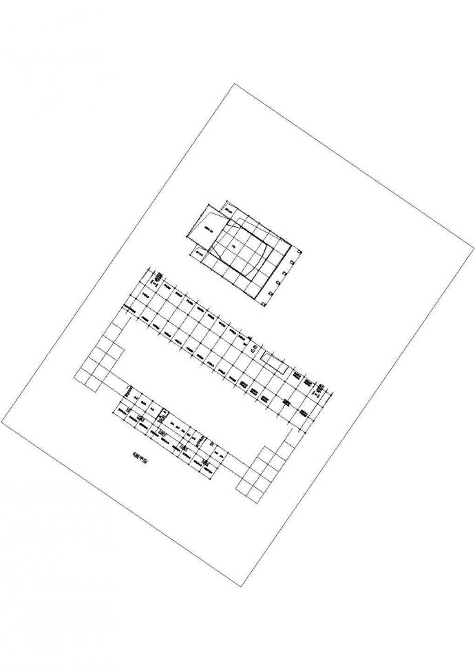 某南京工业大学行政楼学校建筑CAD构造全套设计图纸_图1