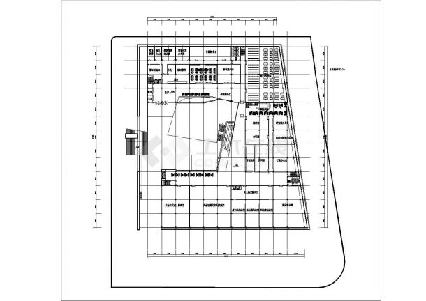 某太仓图博中心文体建筑CAD设计构造图纸-图一