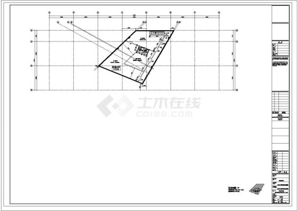 某10662平米展览展馆建筑CAD详细初步设计方案图平面图-图一