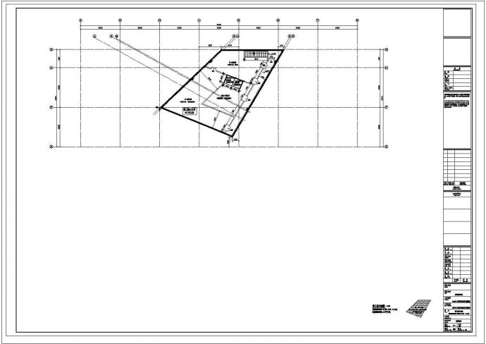 某10662平米展览展馆建筑CAD详细初步设计方案图平面图_图1