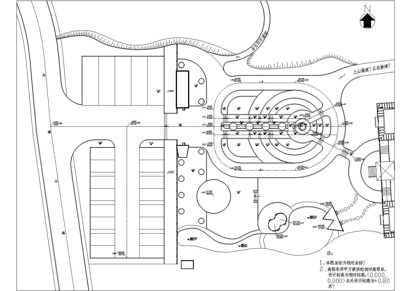 某公园CAD大样详细构造设计施工图