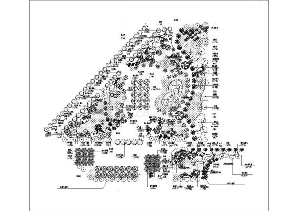 某广东园岭街道办白沙岭社区公园改造CAD设计施工图-图一
