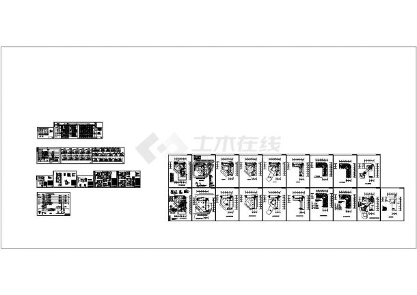 18层酒店强弱电系统施工CAD图纸-图一