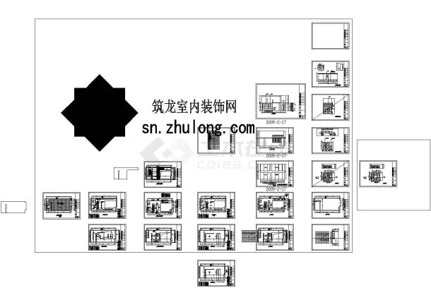 某茶叶专卖店CAD设计装修设计施工图-图一