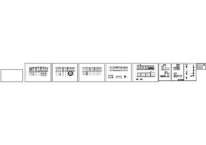 六层框架结构幼儿园教学楼结构设计图_图1