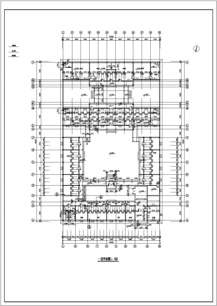 某四合院CAD完整节点构造设计详图_图1