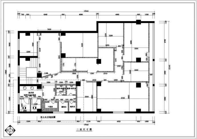 某服装店株洲店装修CAD节点详细完整施工图_图1