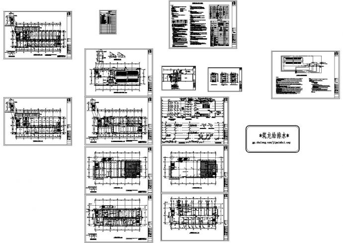 [江苏]某科学院综合楼建筑给排水全套施工图纸设计，含给排水设计施工说明_图1