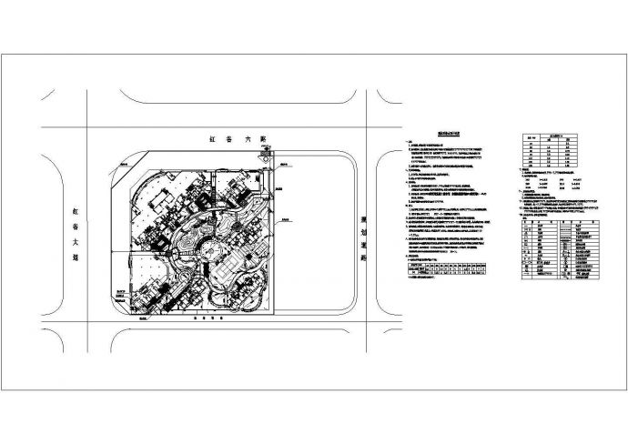 某园林给排水CAD构造设计节点平面图_图1