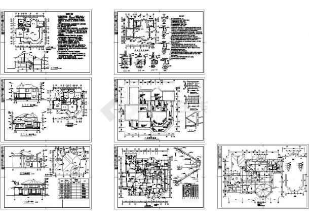 多层住宅全套建筑结构施工图-图二