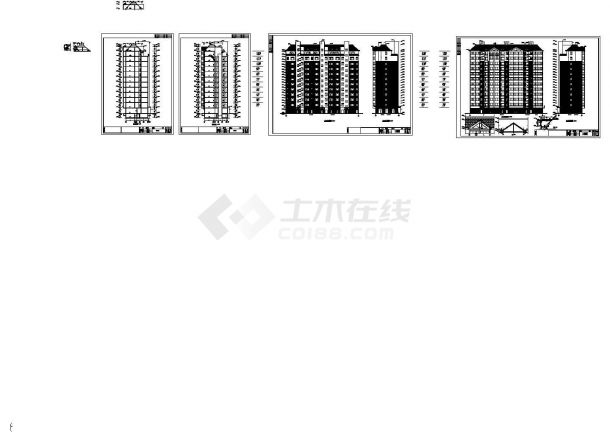 邢台市某剪力墙住宅全套图纸（含设计说明）-图二