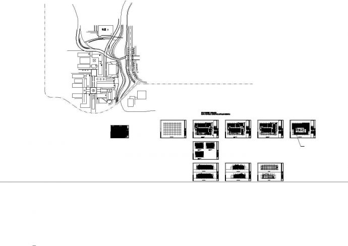 洛阳师范学院食堂建筑施工图CAD_图1