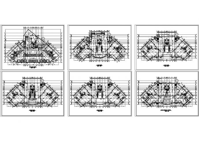 某地区海丰广场建筑平面设计方案施工CAD图纸_图1