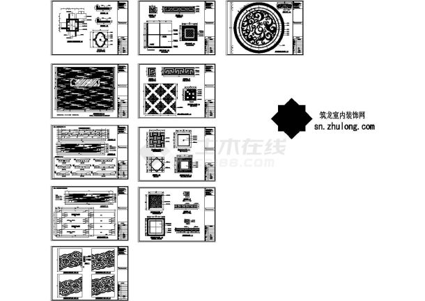 [福建]某名品陶瓷专卖店室内装修施工图-图一