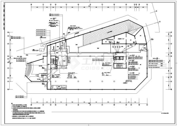 办公楼设计_某五层办公楼电气施工cad图(含电气平面图，共十五张)-图一