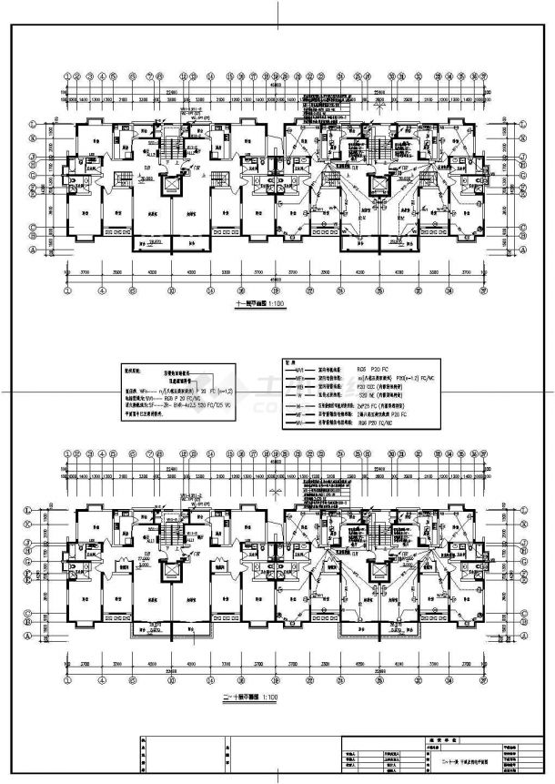 某小高层住宅电气CAD节点详细构造设计方案-图二