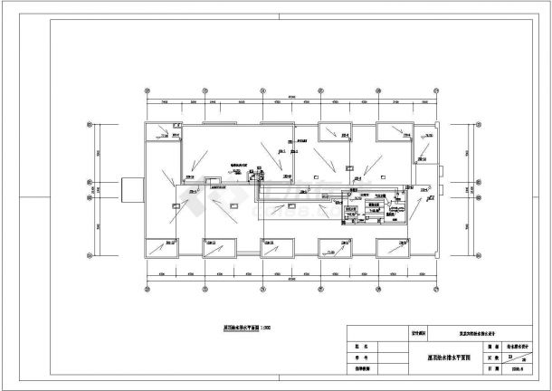 某带地下室宾馆给排水CAD设计完整节点全套图-图一