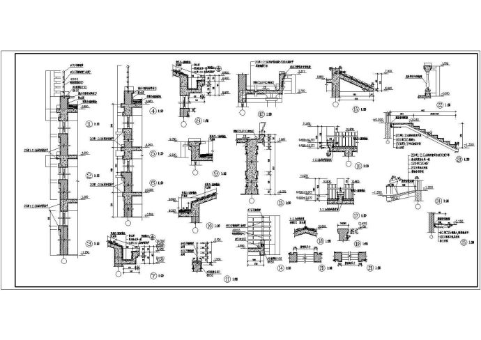 某常用建筑节点大样CAD全套设计合集_图1