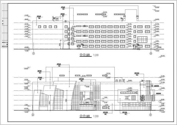 某大型影剧院建筑CAD节点构造设计详细图纸_图1