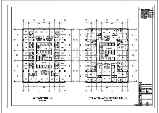 某宁海新世纪大酒店二期工程办公楼建筑CAD节点剖面图纸-图一