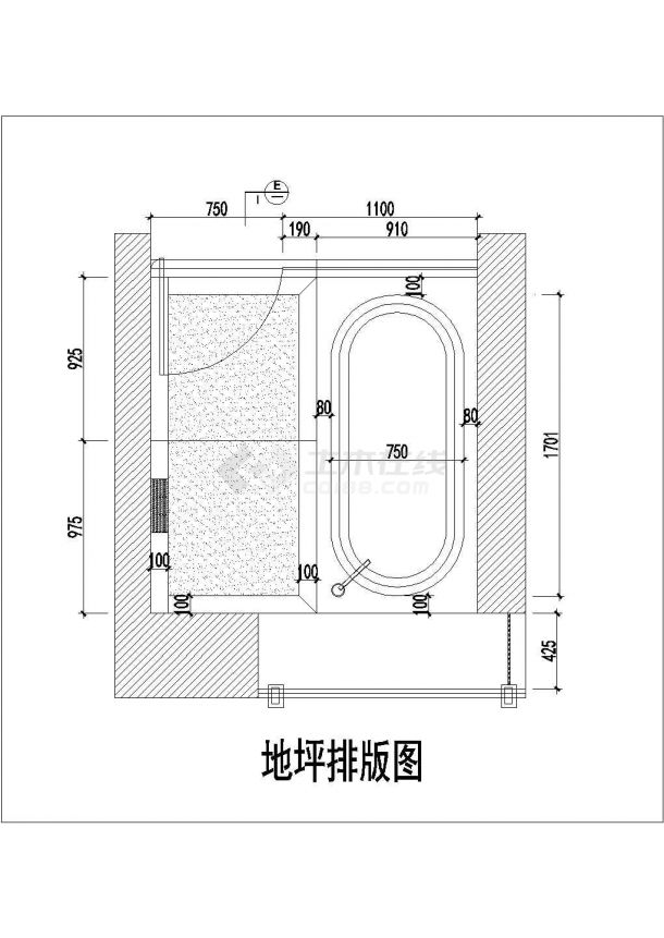 某屏风隔墙钢架CAD设计构造节点详图-图一