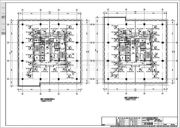 某住宅小区空调CAD大样完整节点设计平面图-图二
