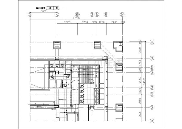 某高级豪华酒店CAD完整详细构造平面图纸-图一