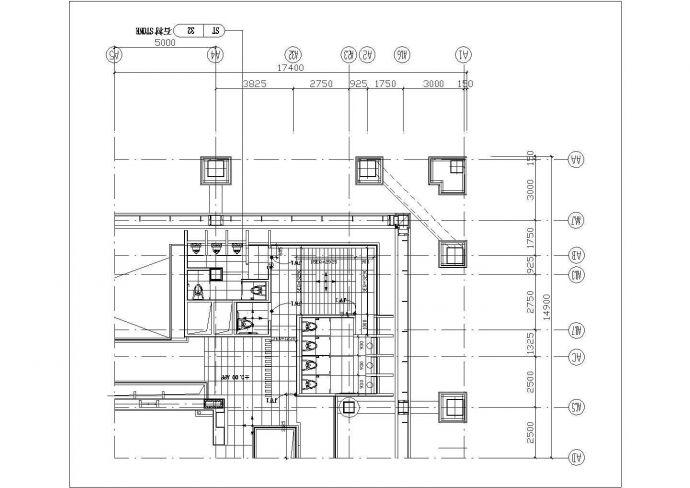 某高级豪华酒店CAD完整详细构造平面图纸_图1