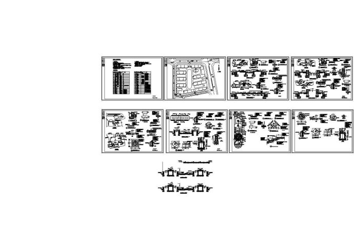 某花园绿化种植、小品设计cad全套施工图（含设计说明）_图1