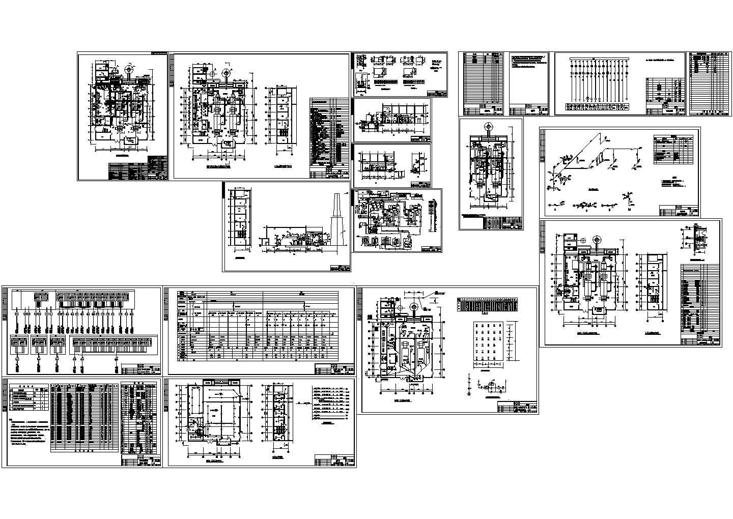 某地药厂锅炉房建筑施工CAD全套图纸