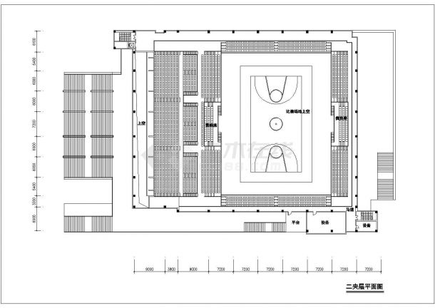 某中学体育馆建筑CAD大样完整节点设计方案-图二