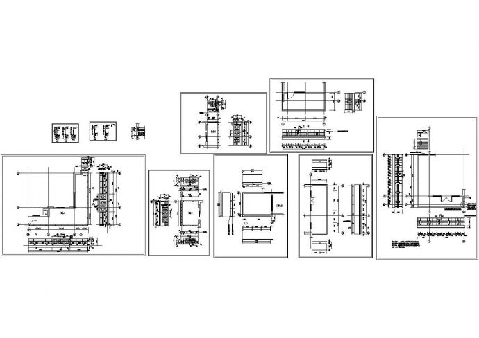某工程阳台设计cad建筑施工大样图（标注详细，10张图）_图1