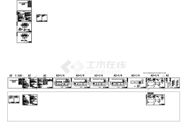 小学综合楼给排水设计施工图，5张图纸。-图一