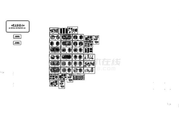 [北京]高层星级酒店给排水图纸CAD-图一