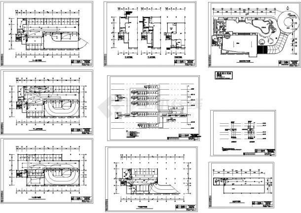 某海边车库水电房消防电气系统方案设计施工CAD图纸-图一